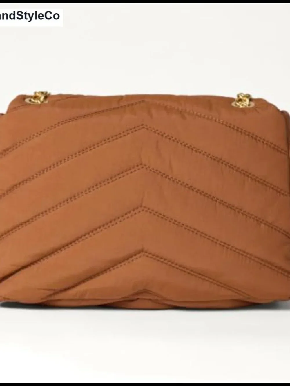 Soft Quilted Flap Bag with Adjustable Chain Strap